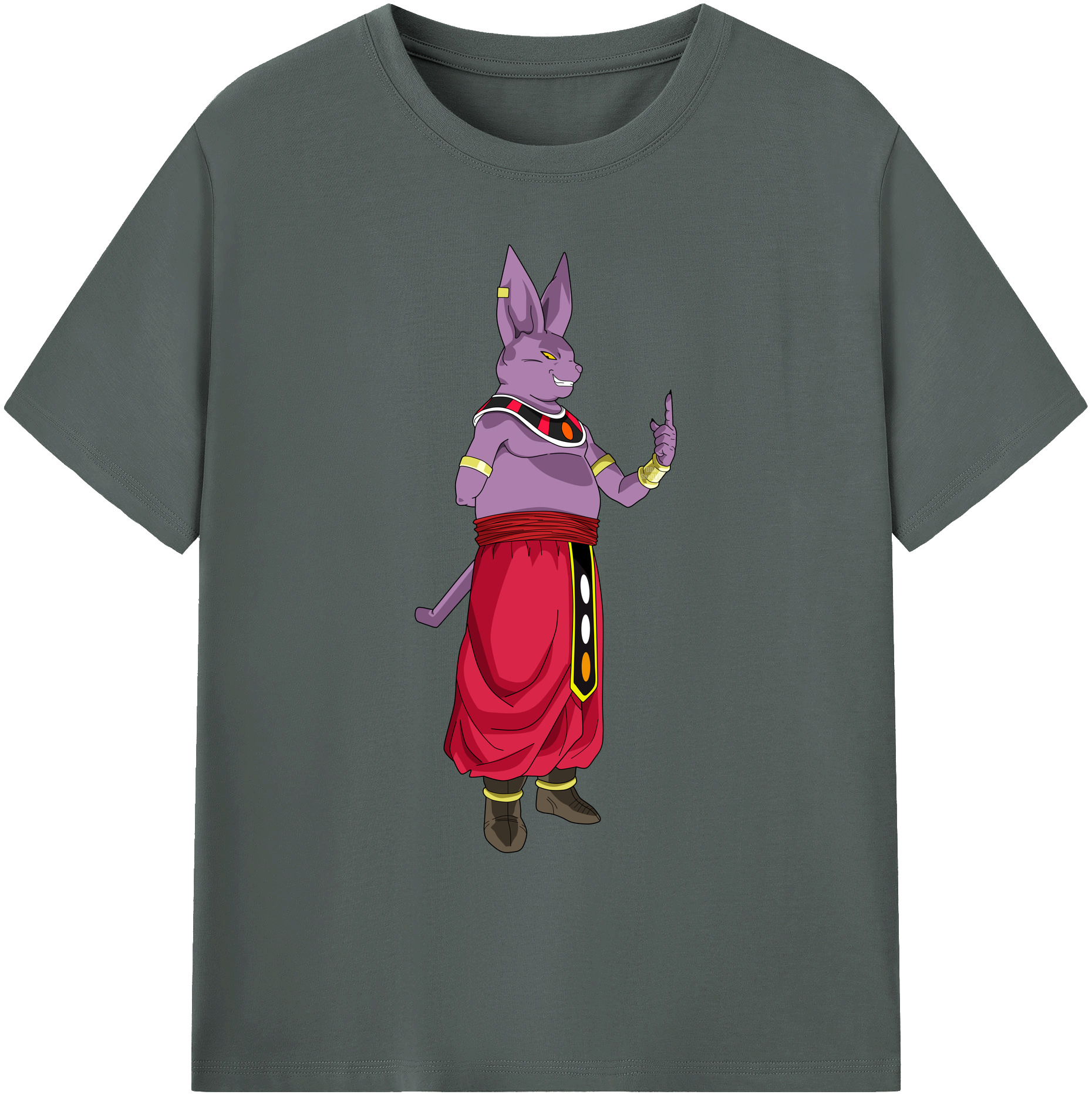 （画像用） ドラゴンボール シャンパ DRAGON BALL Champa 綿100％ メンズ半袖Tシャツ｜肌触りやわらか＆通気性